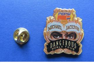 Michael Jackson,  Dangerous World Tour,  Pepsi Pin Badge 1992