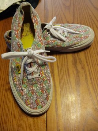 Womens Size 8 Vans Beatles Yellow Submarine All You Need Is Love Sneakers