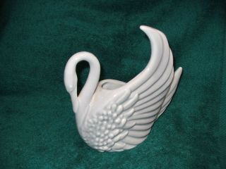 Royal Haeger Usa Pottery - Art Deco Swan Planter - Collectible Vintage P162l
