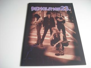 Very Rare Demolition 23 1994 Japan Tour Program 1994 Japanese Concert Brochure