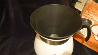 CORNING WARE BLUE CORNFLOWER Coffee TEA POT 2 QT / 8 CUP Vintage & Filter Drip 5