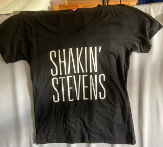 Shakin’ Stevens “now Listen” Unworn Concert T - Shirt 2009