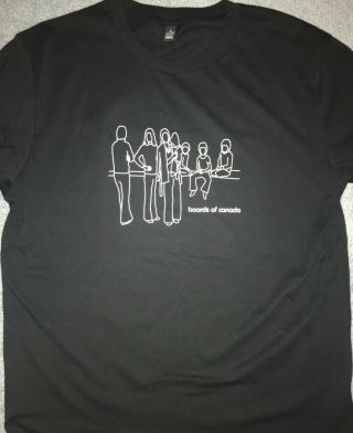 Boards Of Canada Official Music Has The.  T - Shirt Size M Warp No Lp Autechre