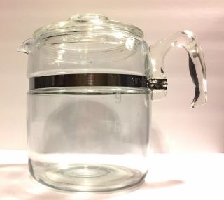 Vintage Pyrex 7759 - B Pot And Lid Only For 9 Cup Glass Percolator Coffee Maker