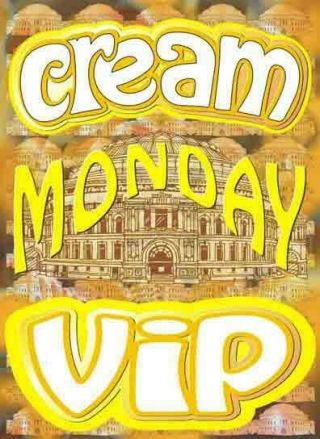 Eric Clapton Cream Reunion Vip Backstage Pass Monday