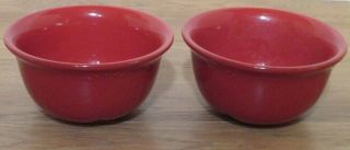 Pfaltzgraff Winterberry Ruby Red Cereal Bowls Set Of 2