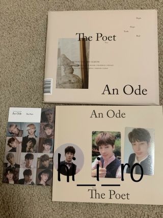 Seventeen 3rd Album An Ode - The Poet Ver (wonwoo)