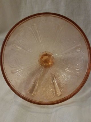 Jeannette Depression Glass Pink Cherry Blossom Butter Dish Lid ONLY Replacement 4