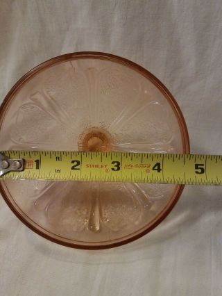 Jeannette Depression Glass Pink Cherry Blossom Butter Dish Lid ONLY Replacement 8