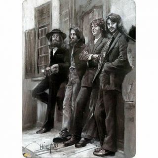 The Fab Four / Beatles / 8x12 Metal Sign /