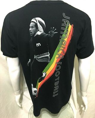 Bob Marley - Jamaica Football - Official T - Shirt (s) Og 2011 47e