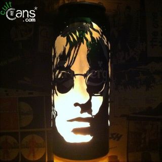 Liam Gallagher Beer Can Lantern Oasis,  Pop Art Portrait Candle Lamp Unique Gift