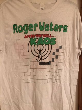 Vintage Roger Waters 1987 Radio Kaos Tour Shirt Pink Floyd