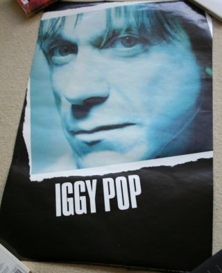 Iggy Pop Poster.  Punk.