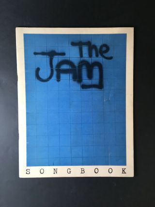 The Jam Vintage 1977 Punk/mod Songbook Vg
