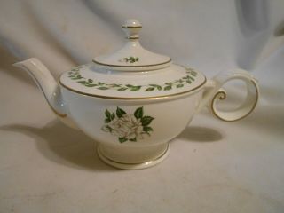 Vintage Hall Superior Dinnerware Cameo Rose Tea Pot