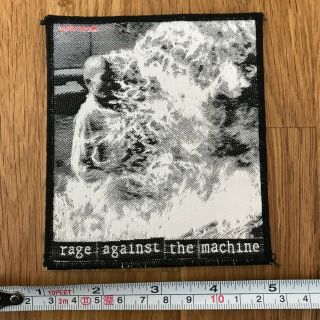 Rage Against The Machine Rare Uk Embroidered Sew On Patch (1)