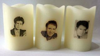Cliff Richard Set Of 3 Electronic Flickering Candles