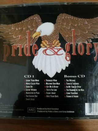 Black Label Society/ Zakk Wylde CDs / Pride And Glory / RARE 2 DISC SET 4