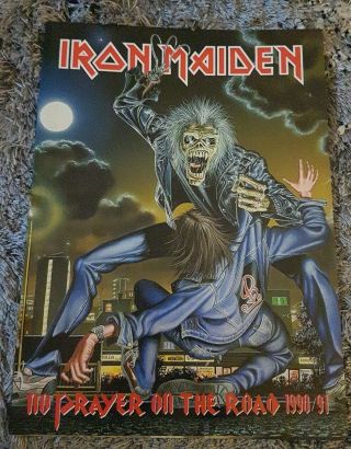 Iron Maiden,  No Prayer On The Road,  Offcial Tour Programme 1990/91,  Collectible