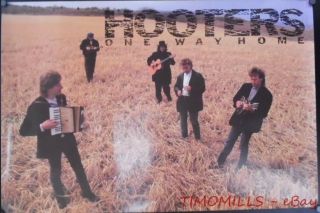 1987 The Hooters One Way Home Cbs Record Store Promo Poster Vintage Vg