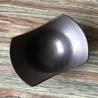 Paddy McNeely Studio Pottery Small Porcelain Trimmed Bowl Black Glaze Seattle 3