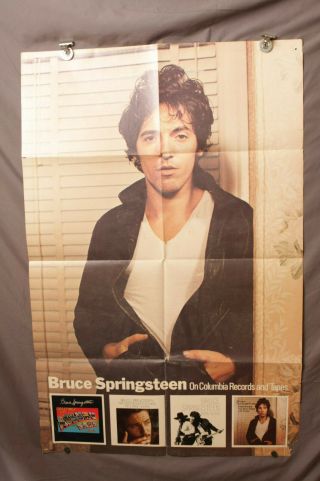 Bruce Springsteen Columbia Records Promo Poster The Boss E Street Band 80 