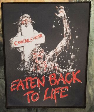 Cannibal Corpse - Eaten Back To Life - Printed Backpatch -