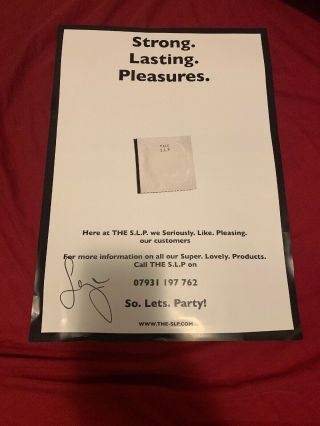 The Slp Signed Poster Serge Pizzorno Kasabian