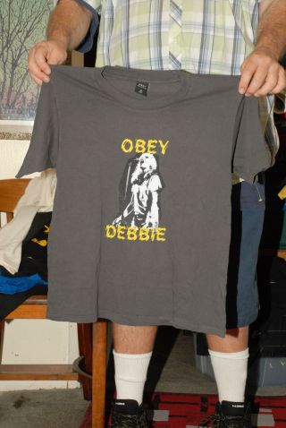 Debbie Harry Blondie Obey Brand T Shirt W Tags Wave Xs Hot
