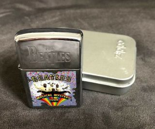 Zippo Lighter USA Beatles memorabilia Magical Mystery Tour 2