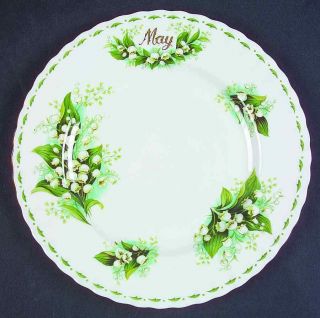 Royal Albert Flower Of The Month (montrose) May Salad Plate 6724571