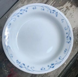 Corelle Provincial Blue Rimmed Soup Bowls (4) Nos