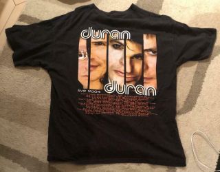 Duran Duran 2004 Reunion Tour T - Shirt Size Xl