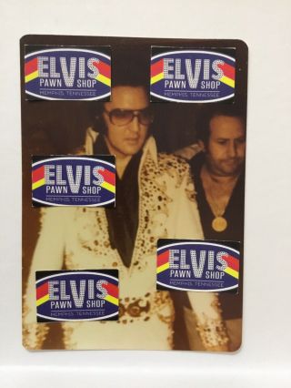 Vintage Candid Photo Of Elvis With Joe Esposito / Roanoke / 1974