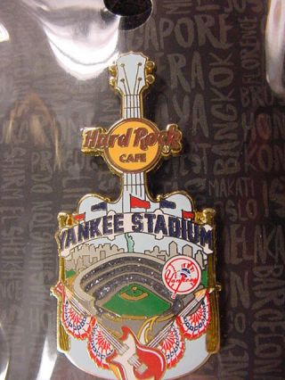 Hard Rock Cafe Yankee Stadium,  York City Tee V15 Pin