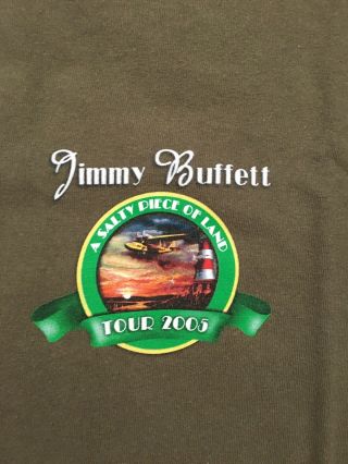 Rare Vintage Jimmy Buffett 2005 Tour T - Shirt Xl - Margaritaville