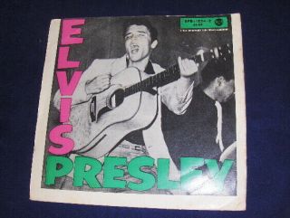 Vintage Elvis Presley 45 Rpm Rca Germany Record Blue I Got A Woman Tutti Frutti