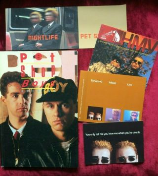 Pet Shop Boys Rare 1989 Special Annual Plus Promo Postcards And Leaflets