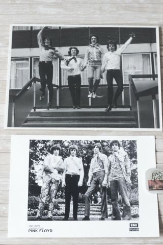 Pink Floyd,  Promo Photos,  Rare Originals,  1967 And Badge