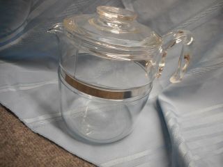 Pyrex Percolator Glass 9 Cup Coffee Pot And Lid Replacement 7759 - B (no Inserts)