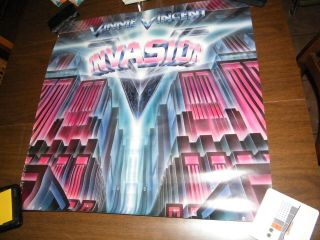 Vinnie Vincent Invasion,  Album Promo Poster,  1986,  Ex - Kiss
