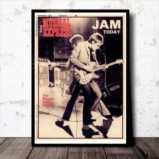 The Jam / Paul Weller A3 Art Print / Poster 1978 Nme Cover