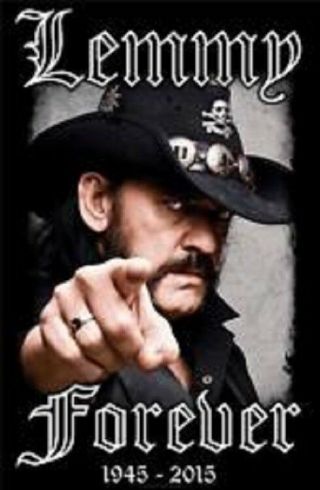 Motorhead Lemmy Forevertextile Poster Flag