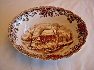 Johnson Brothers Country Life 9 " Oval Vegetable Serving Bowl