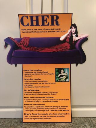 Cher Talks About Her Love For Entertainment Poster Wall Print 20x26