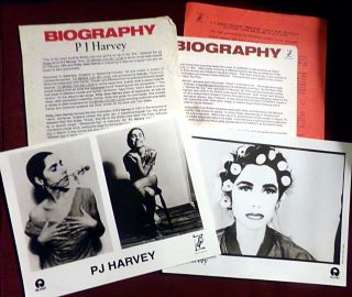 Pj Harvey Photos,  Press Kits Originals 1991 1993 Polly Jean Harvey