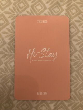 Stray Kids Bang Chan Hi Stay Tour Final In Seoul Photocard Lucky Box 2
