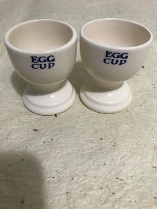 Emma Bridgewater Utility Set Of 2 Egg Cups Rare G.  B - 1