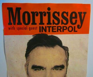 Morrissey w/ Interpol 2019 Concert Poster 2